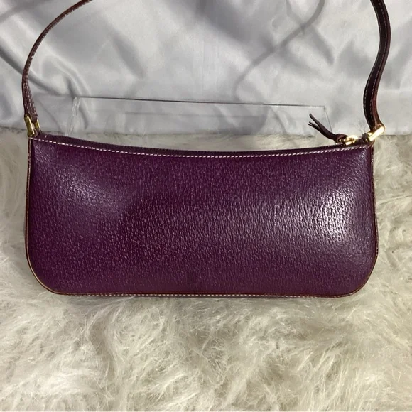 Kate Spade Purple Leather Shoulder Bag w/COA